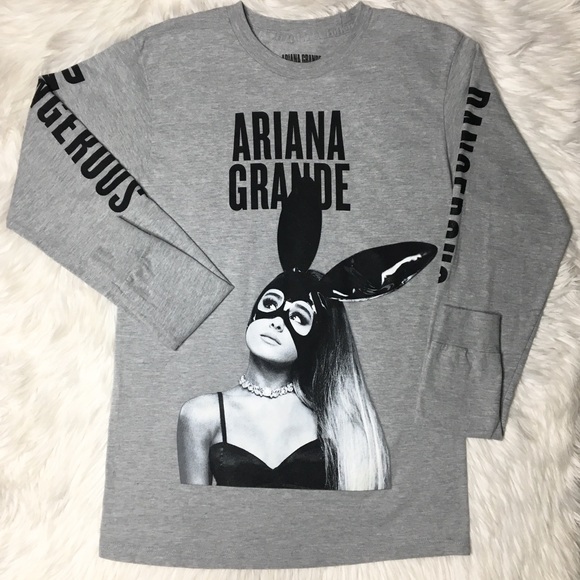 Ariana Grande Dangerous Woman Tour Long Sleeve Tee - Picture 2 of 7